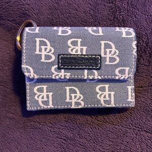 Dooney & Bourke Blue Monogram Wallet